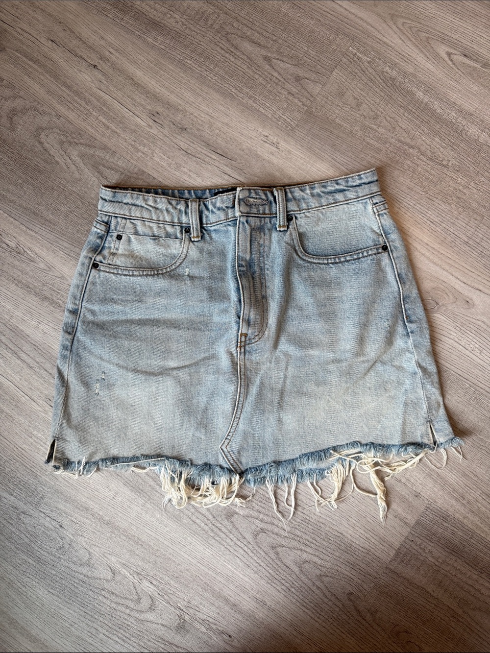 Alexander Wang Denim X Mini Skirt